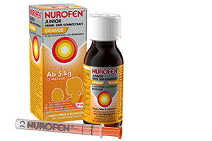 NUROFEN Jugo Junior Fiebre y Dolor Naranja 40 mg/ml, 100 ml