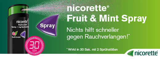 NICORETTE Fruta & Menta Spray 1 mg/spray NFC, 2 uds