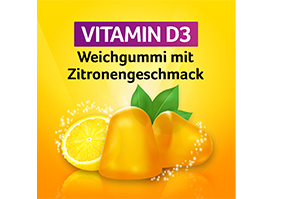VIGANTOLVIT 2000 U.I. vitamina D3 gomas blandas, 60 uds