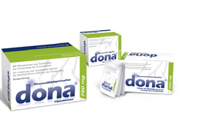 DONA 250 mg comprimidos recubiertos, 240 uds