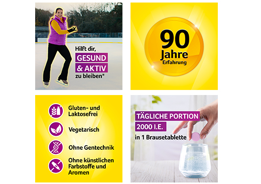 VIGANTOLVIT 2000 U.I. vitamina D3 comprimidos efervescentes, 60 uds