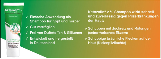 KETOZOLIN Champú al 2%, 120 ml