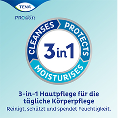 TENA WET Toallita 3en1, 48 uds