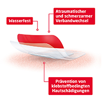 LEUKOMED T plus piel sensible estéril 8x10 cm, 5 uds