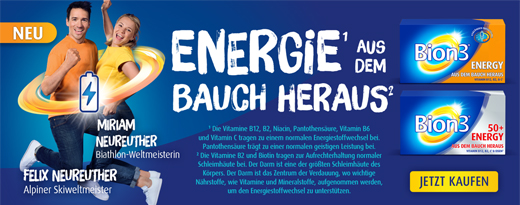 BION3 Comprimidos energéticos, 90 uds