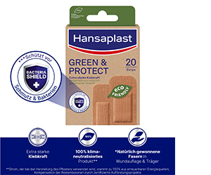 HANSAPLAST Verde & Proteger tiras de yeso, 20 uds