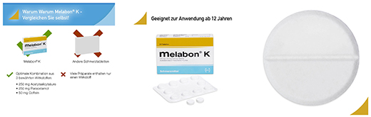 MELABON Pastillas K, 20 uds