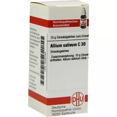 ALLIUM SATIVUM C 30 glóbulos, 10 g ALLIUM SATIVUM C 30 glóbulos, 10 g