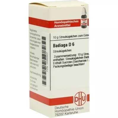 BADIAGA D 6 glóbulos, 10 g