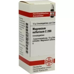 MAGNESIUM SULFURICUM C 200 glóbulos, 10 g
