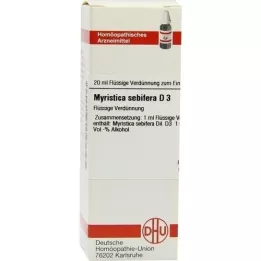MYRISTICA SEBIFERA Dilución D 3, 20 ml