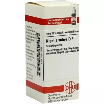 NIGELLA SATIVA D 6 glóbulos, 10 g