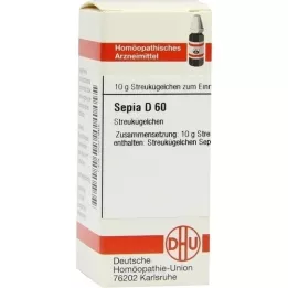 SEPIA D 60 glóbulos, 10 g
