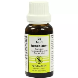 ACIDUM BENZOICUM KOMPLEX Dilución nº 28, 20 ml