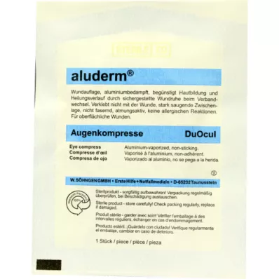 ALUDERM Compresas oculares DuOcul estériles, 1 ud