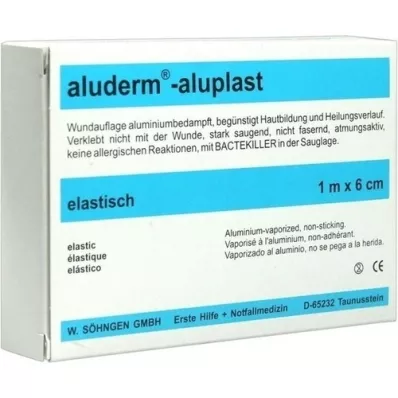 ALUDERM aluplast Wundverb.Pfl.6 cmx1 m elástico, 1 pieza