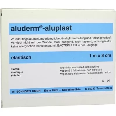 ALUDERM aluplast Wundverb.Pfl.8 cmx1 m elástico, 1 pieza