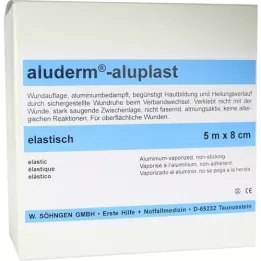 ALUDERM aluplast Wundverb.Pfl.8 cmx5 m elástico, 1 pieza