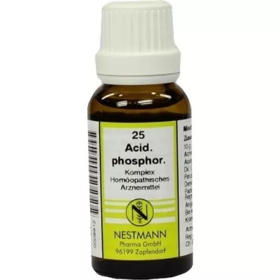 ACIDUM PHOSPHORICUM KOMPLEX Dilución nº 25, 20 ml