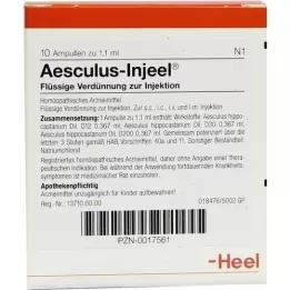 AESCULUS INJEEL Ampollas, 10 piezas