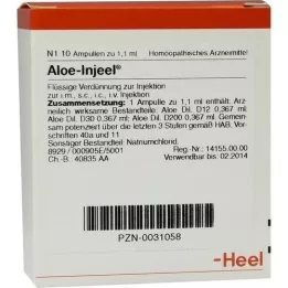 ALOE INJEEL Ampollas, 10 piezas