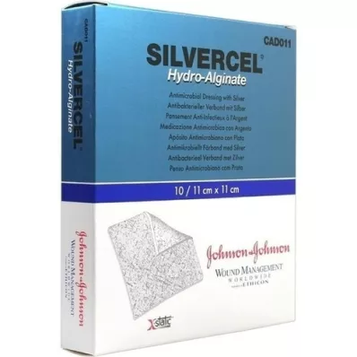 SILVERCEL Vendaje de hidroalginato 11x11 cm, 10 piezas