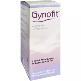GYNOFIT Gel vaginal a.Base.v.ácido láctico+glucosa, 6X5 ml