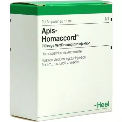 APIS HOMACCORD Ampollas, 10 piezas