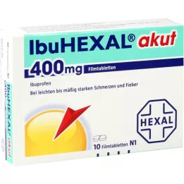 IBUHEXAL 400 comprimidos recubiertos con película agudos, 10 piezas
