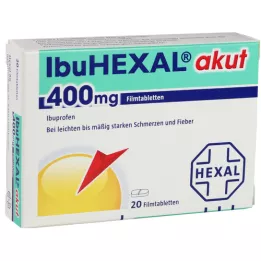 IBUHEXAL 400 comprimidos recubiertos con película agudos, 20 piezas