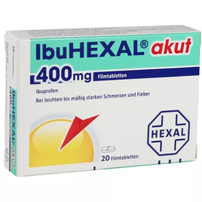 IBUHEXAL 400 comprimidos recubiertos con película agudos, 20 piezas