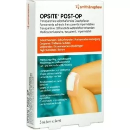 OPSITE Poste-OP Vendaje de 5x6,5 cm, 5 unidades