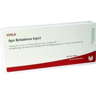 APIS BELLADONNA Ampollas inyectables, 10X1 ml