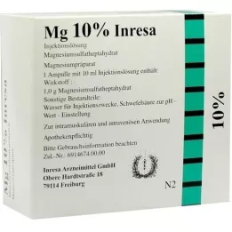 MG Solución inyectable de Inresa al 10%, 10X10 ml