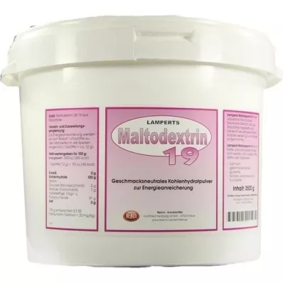 MALTODEXTRIN Polvo de 19 Lampert, 3500 g