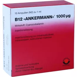 B12 ANKERMANN ampollas de 1.000 mg, 10X1 ml