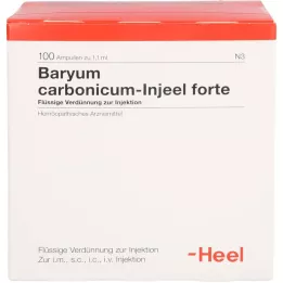 BARYUM ampollas carbonicum injeel forte, 100 st