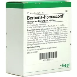 BERBERIS HOMACCORD Ampollas, 10 piezas