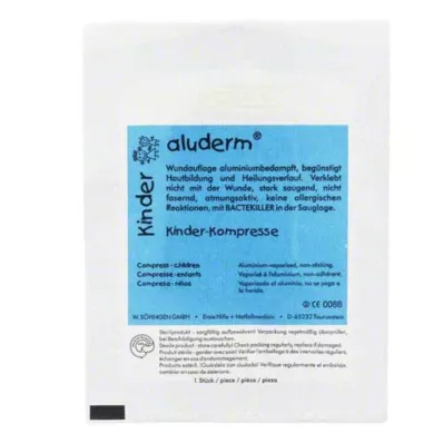 Compresa infantil Aluderm 4 x 6 cm, 1 pieza