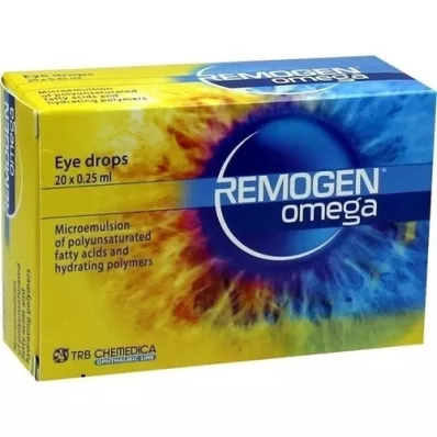 REMOGEN Gotas para los ojos Omega, 20X0,25 ml