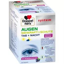 DOPPELHERZ Cápsulas del sistema de protección + visión ocular, 120 piezas