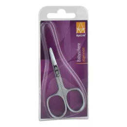 Tijeras para bebés Apoline 8 cm cromadas (1 unidad)