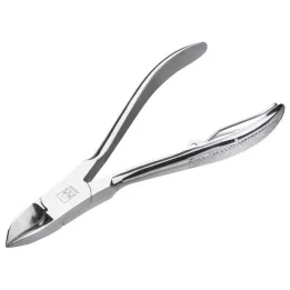 Alicates para uñas Apoline con resorte de alambre 10 cm cromado, 1 pieza