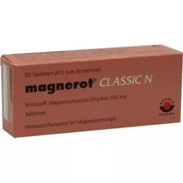 MAGNEROT CLASSIC N tabletas, 50 piezas