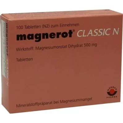 MAGNEROT CLASSIC N tabletas, 100 piezas MAGNEROT CLASSIC N tabletas, 100 piezas