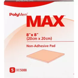POLYMEM Almohadilla para heridas Max 20x20 cm, 5 piezas