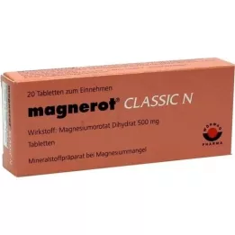 MAGNEROT CLASSIC N tabletas, 20 piezas