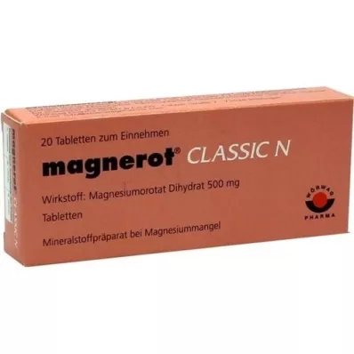 MAGNEROT CLASSIC N tabletas, 20 piezas MAGNEROT CLASSIC N tabletas, 20 piezas