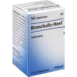 BRONCHALIS Tabletas para el talón, 50 unidades