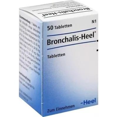 BRONCHALIS Tabletas para el talón, 50 unidades